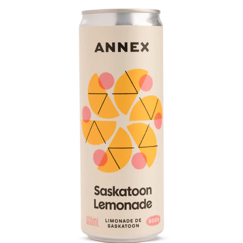 GotoPopupYYC - Annex Soda - Craft Soda - Saskatoon Lemonade - 4x355ml - ANNEX - SASKL - P4