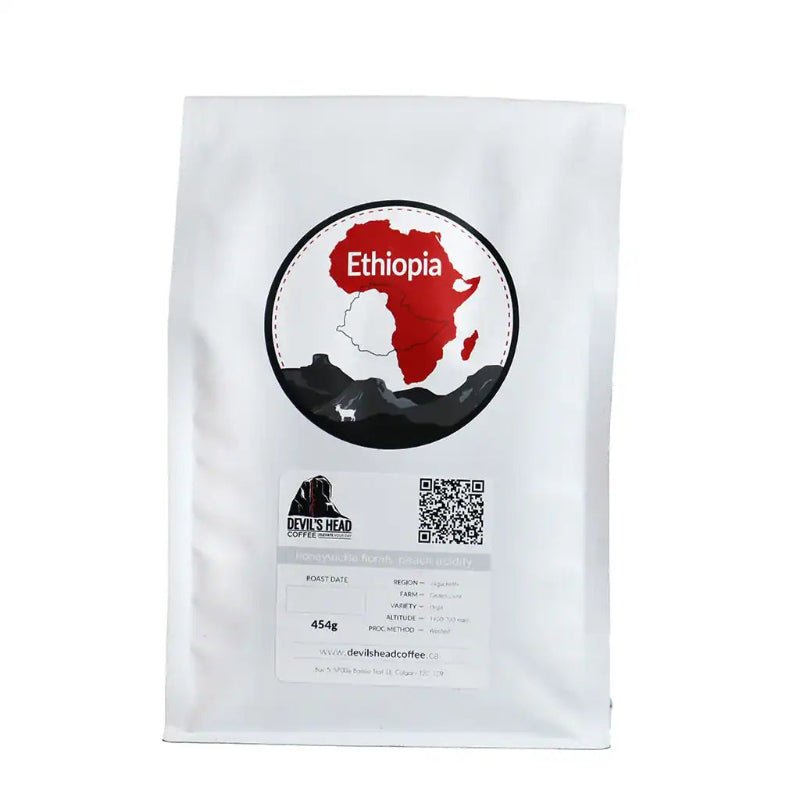 GotoPopupYYC - Devil's Head Coffee - Ethiopia - 1 Lb -DHC-WB-0002