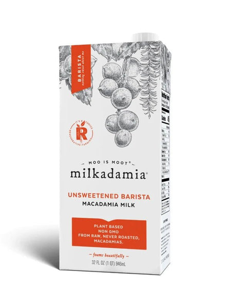 GotoPopupYYC - Milkadamia - Macadamia Milk Unsweetened - Barista - Case of 6 - MMKU - 0001