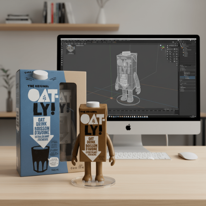 GotoPopupYYC - Oatly - Oat Milk - Chocolate - Full Case (12 x 946ml) - SKU: OTL-CHOC-12