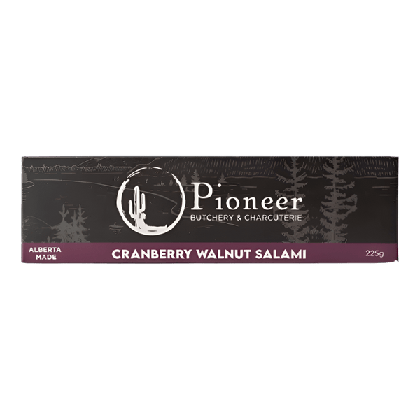 GotoPopupYYC - Pioneer Butchery - Salami - Cranberry Walnut - 225g - Pioneer - CRAN - WAL - SAL - 001