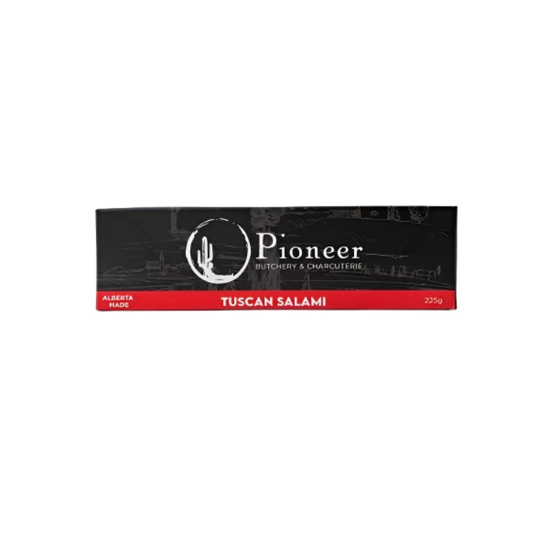 GotoPopupYYC - Pioneer Butchery - Salami - Tuscan - 225g - Pioneer - TuscSal - 0001