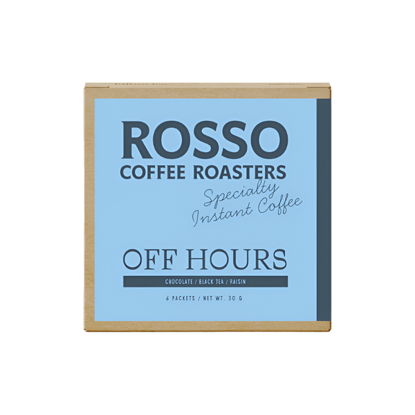 GotoPopupYYC - Rosso Coffee Roasters - Decaf - OFF HOURS - Instant Coffee - 6 sachets - ROSSO - DCIC - 0001