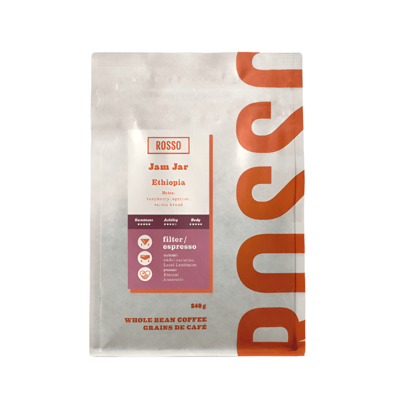 GotoPopupYYC - Rosso Coffee Roasters - Jam Jar - Ethiopia - 340g / 2lbs - ROSSO - JJ