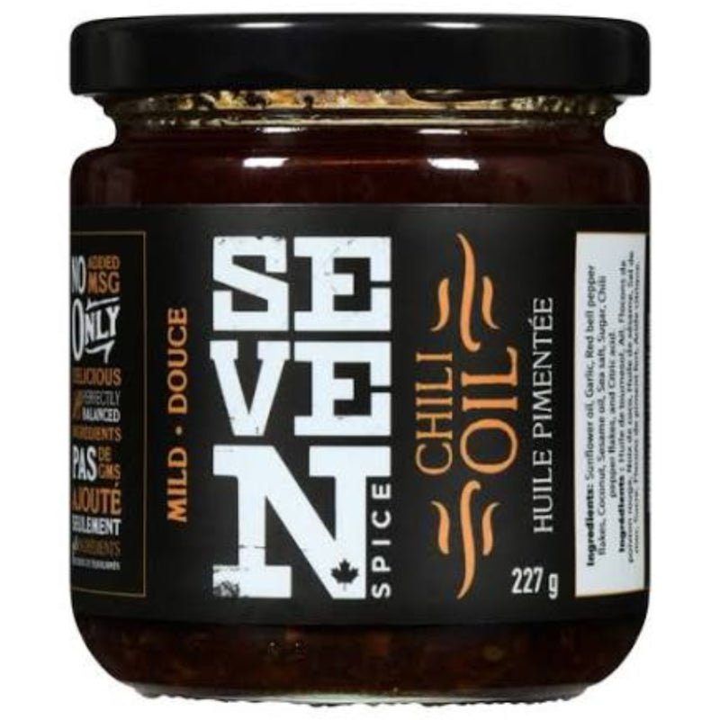 GotoPopupYYC - Seven Spice Chili Oil - Mild (227g) -sevnspice-coh-0003