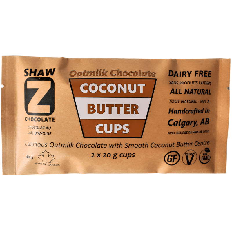 ShawZ Chocolate - Blonde Cups - Chocolate Coconut Butter Cups ...