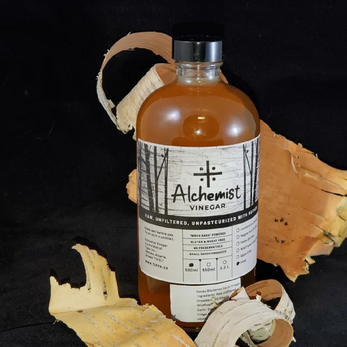 GotoPopupYYC - Alchemist Vinegar - Honey Blackened Garlic Vinegar - 500 ml -AV- HBGV