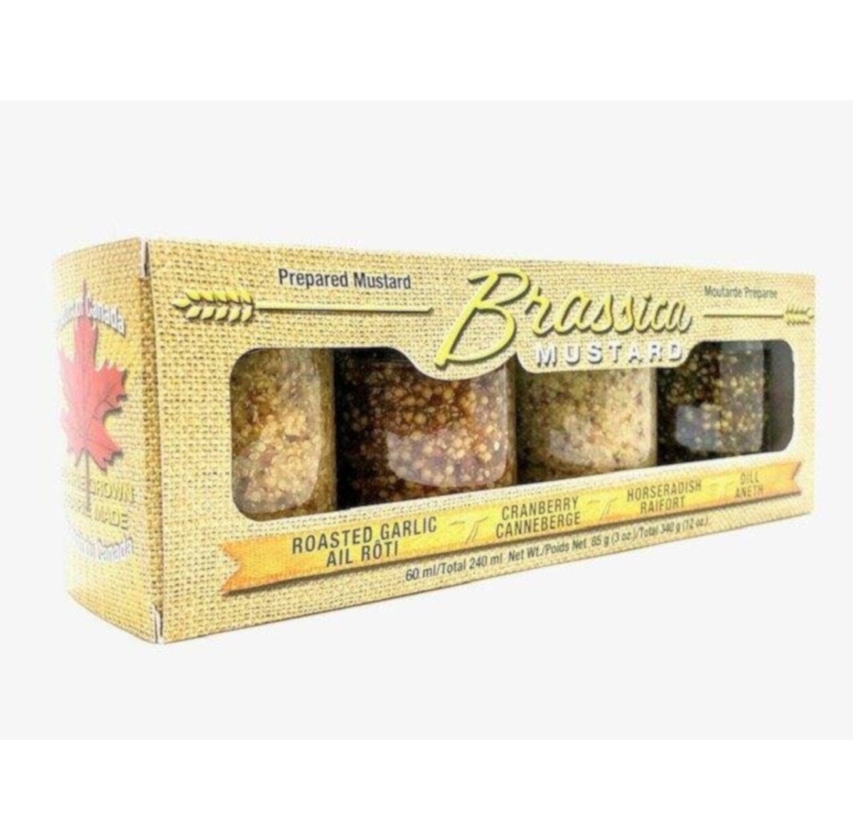 GotoPopupYYC - Brassica Mustard - Assorted Box - 4 x 60ml -BM-AB-0001