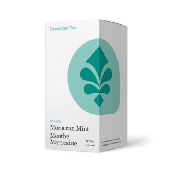 GotoPopupYYC - Grounded Tea - Moroccan Mint - Green Tea - 15 Tea bags -