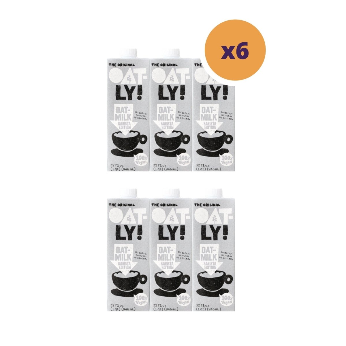 GotoPopupYYC - Oatly - Oat Milk - Barista Edition - Pack of 6 -B013EITF4Q--3