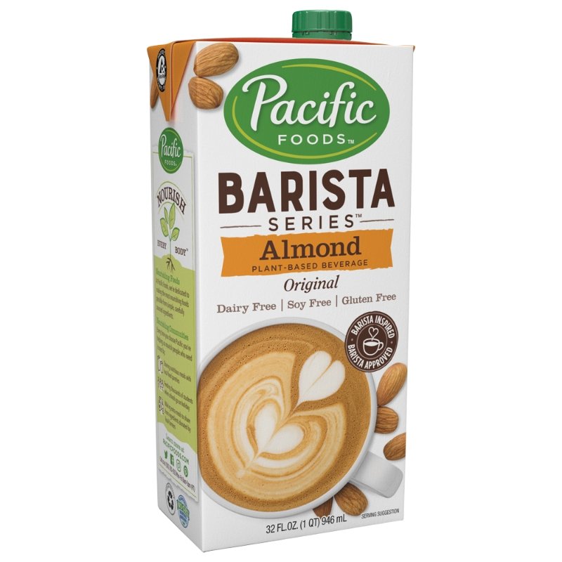 GotoPopupYYC - Pacific Foods - Almond Milk - Barista Series - Case of 12 -PFAL12B