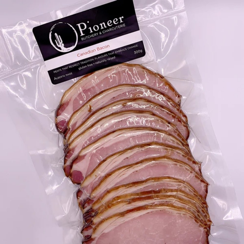 GotoPopupYYC - Pioneer Butchery - Canadian Bacon - 300g -Pioneer-BCN-CAN-001